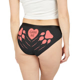Sexy GRRR Me Panties – Cute Novelty Lingerie with Paw Print Design, Funny Kawaii Underwear Gift for Her