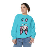 Kawaii Rabbit Face Unisex Sweatshirt, Self Love Club, Cute Jumper, Pastel Bunny Shirt, Cozy Pullover, Gift for Rabbit Lovers