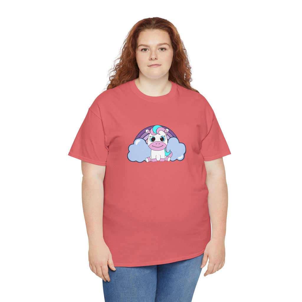 Kawaii Pony T-Shirt - Cute Horse Graphic Tee, Animal Lover Gift - Pastel Colors Shirt