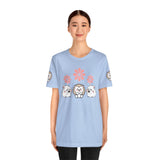 Cute Animal Tee - Hedgehog & Hamster Shirt - Happy Critter Top