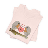 Robins in love Unisex Jersey Short Sleeve Tee