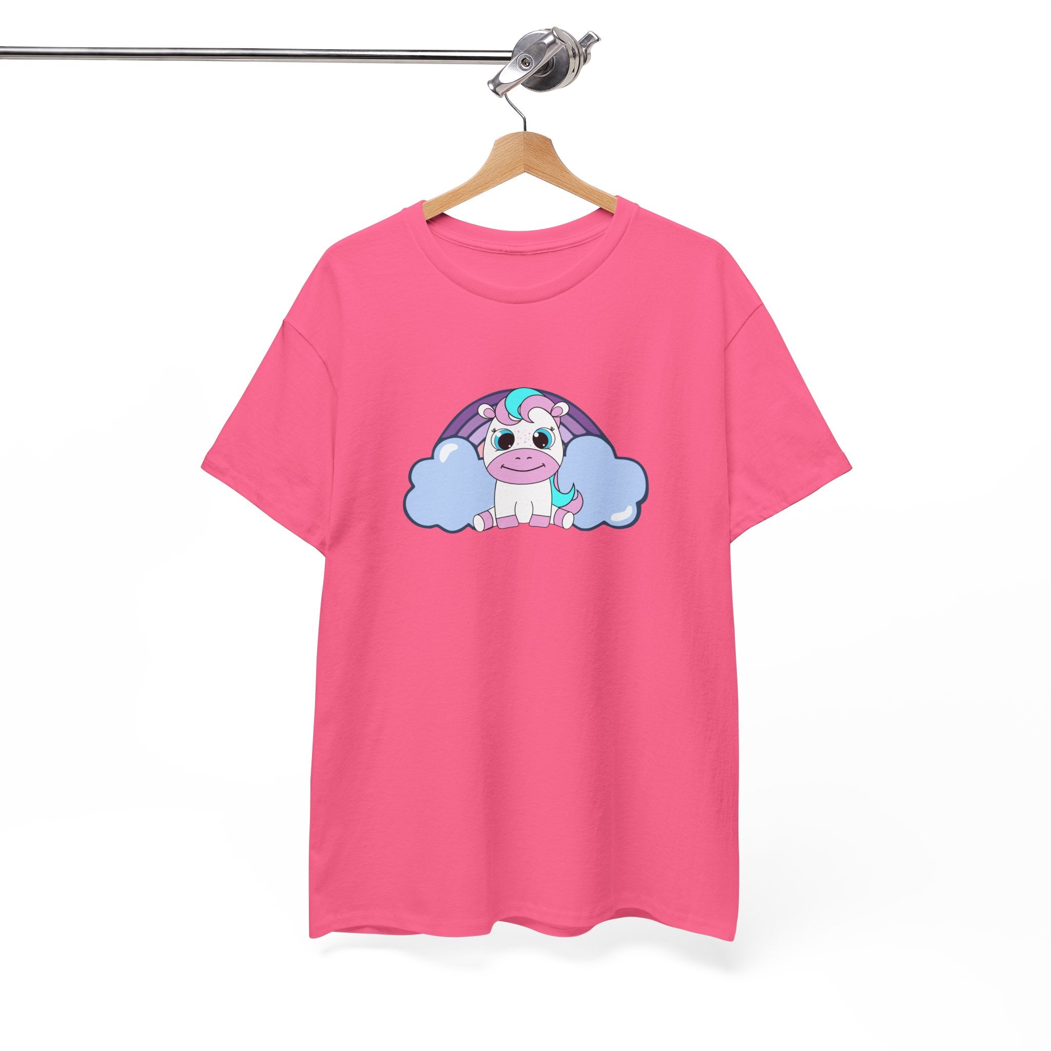Kawaii Pony T-Shirt - Cute Horse Graphic Tee, Animal Lover Gift - Pastel Colors Shirt