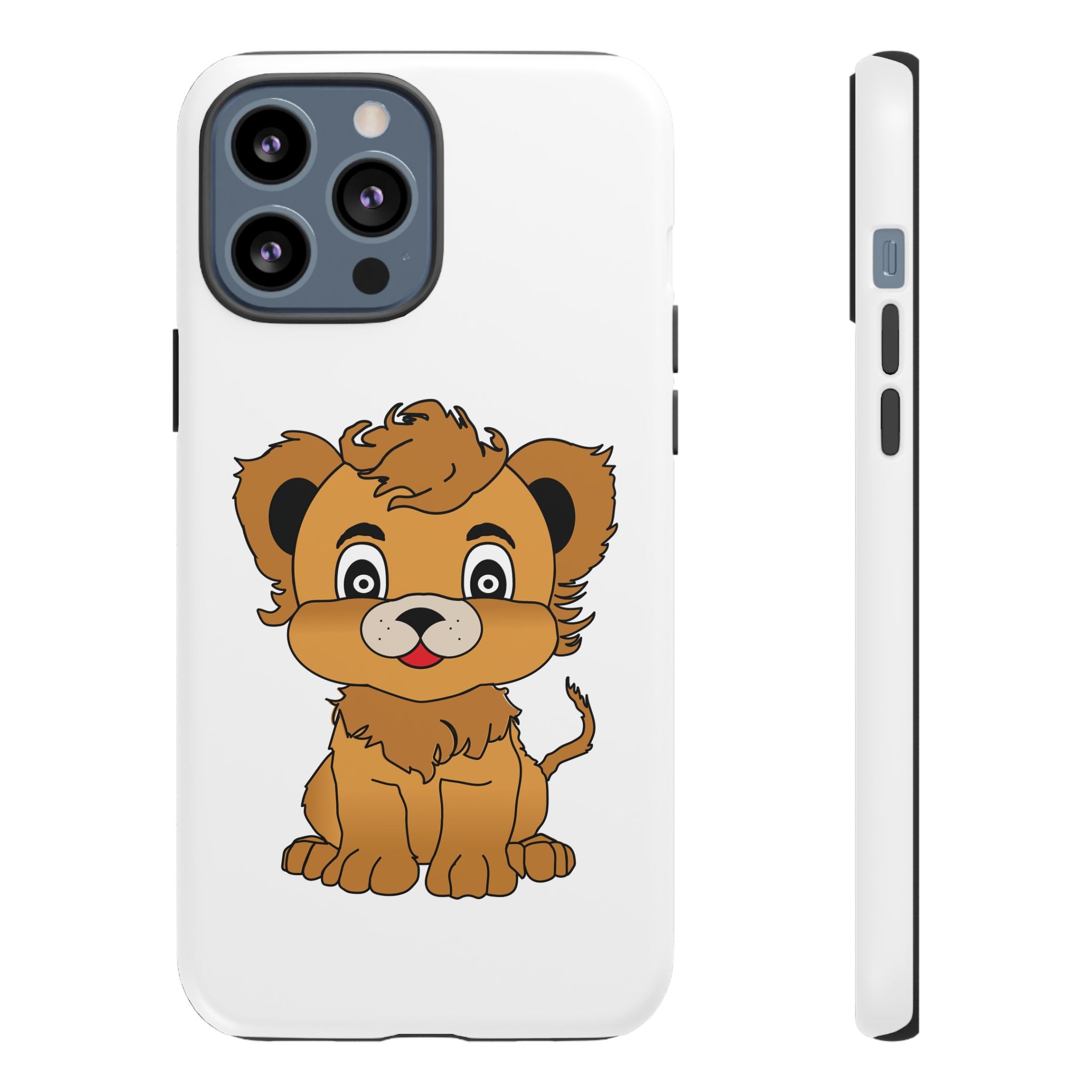 Cute Lion Tough Cases, Lion Phone Cases, Animal Print Phone Cover, Protective Case, Safari Theme Accessories