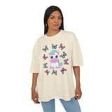 Kawaii Pony with Butterflies T-Shirt - Cotton Tee