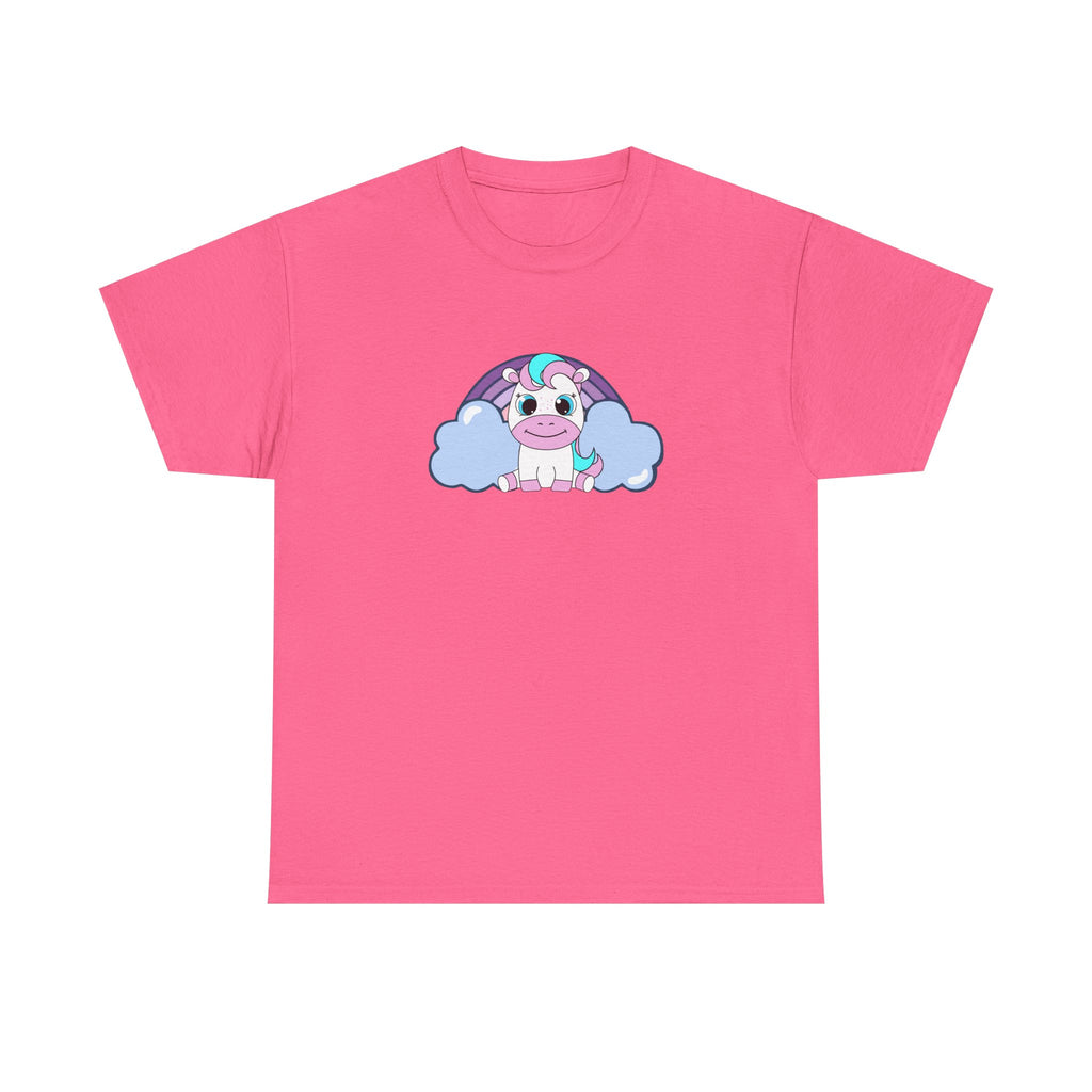 Kawaii Pony T-Shirt - Cute Horse Graphic Tee, Animal Lover Gift - Pastel Colors Shirt