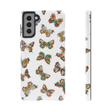 Butterflies Tough Cases, Phone Case, Protective Cover, Butterfly Pattern, Gift for Her, Unique Phone Accessory