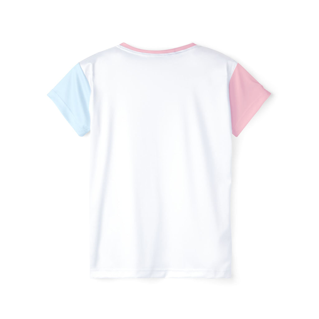 Cat Boba Tea Bubble Tea Anime Kawaii Neko Women's Sports Jersey - Cute Kitty Athletic Shirt, Workout Top, Fitness Apparel, Japanese Manga