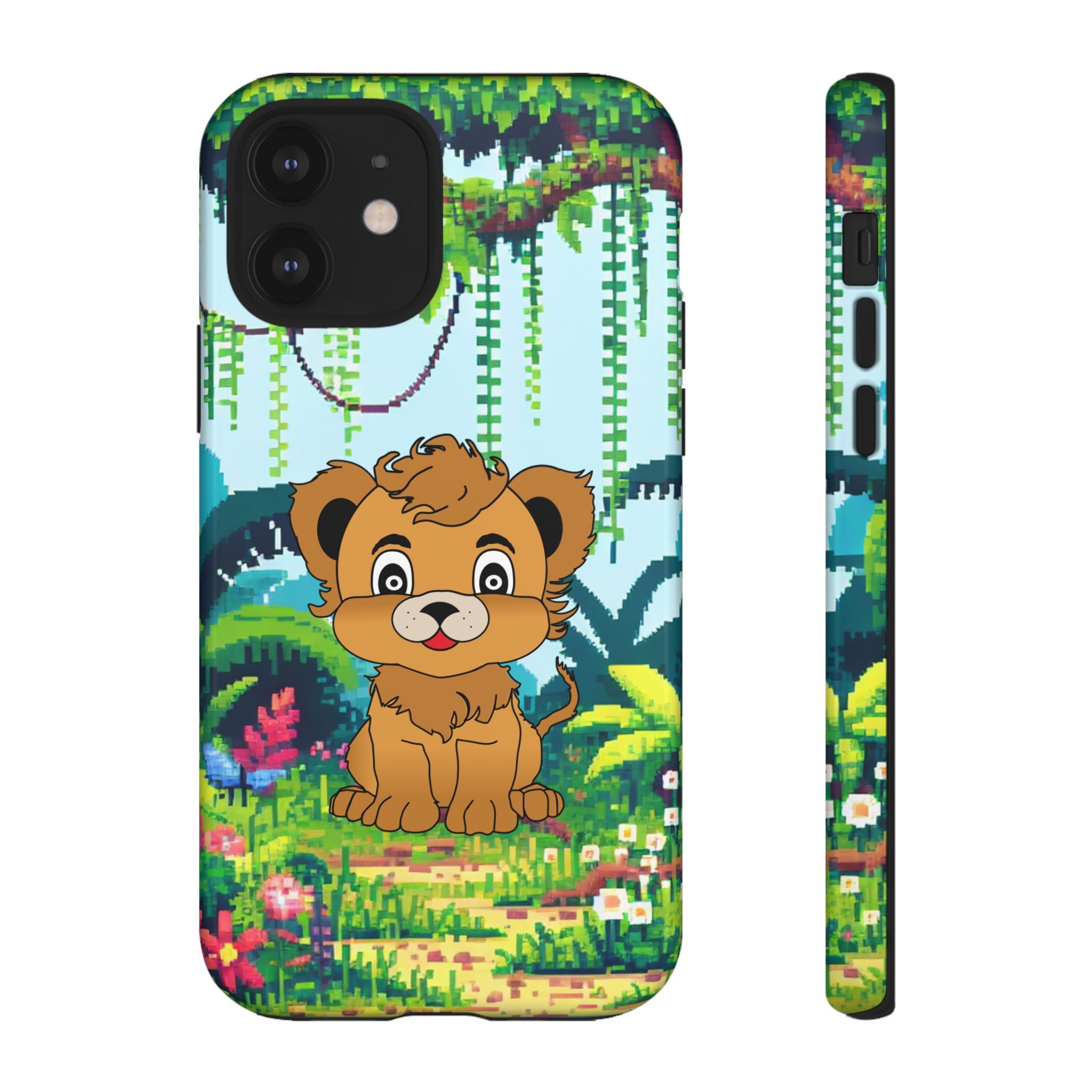 Cute Lion in the Jungle Tough Cases