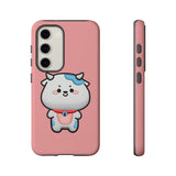 Kawaii Cow Tough Cases - Cute Animal Phone Cover for iPhone Galaxy Pixel, Cow Lover Gift, Animal Print Phone Case, Protective Smartphone