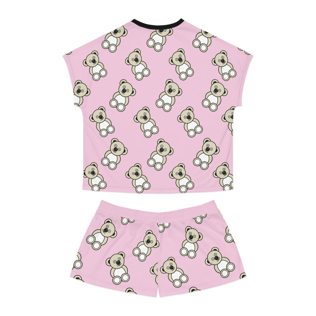 Cute Bears Pajama Set, Women's Sleepwear, Short PJ Set, Matching Pajamas, Lounge Set