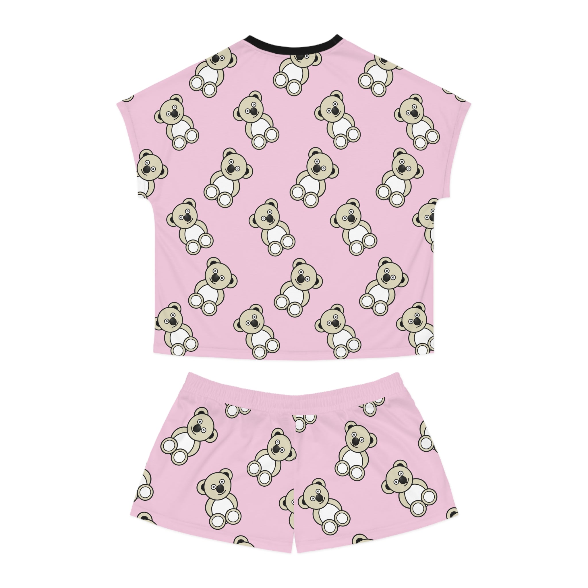 Cute Bears Pajama Set, Women's Sleepwear, Short PJ Set, Matching Pajamas, Lounge Set