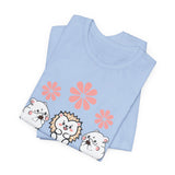 Cute Animal Tee - Hedgehog & Hamster Shirt - Happy Critter Top