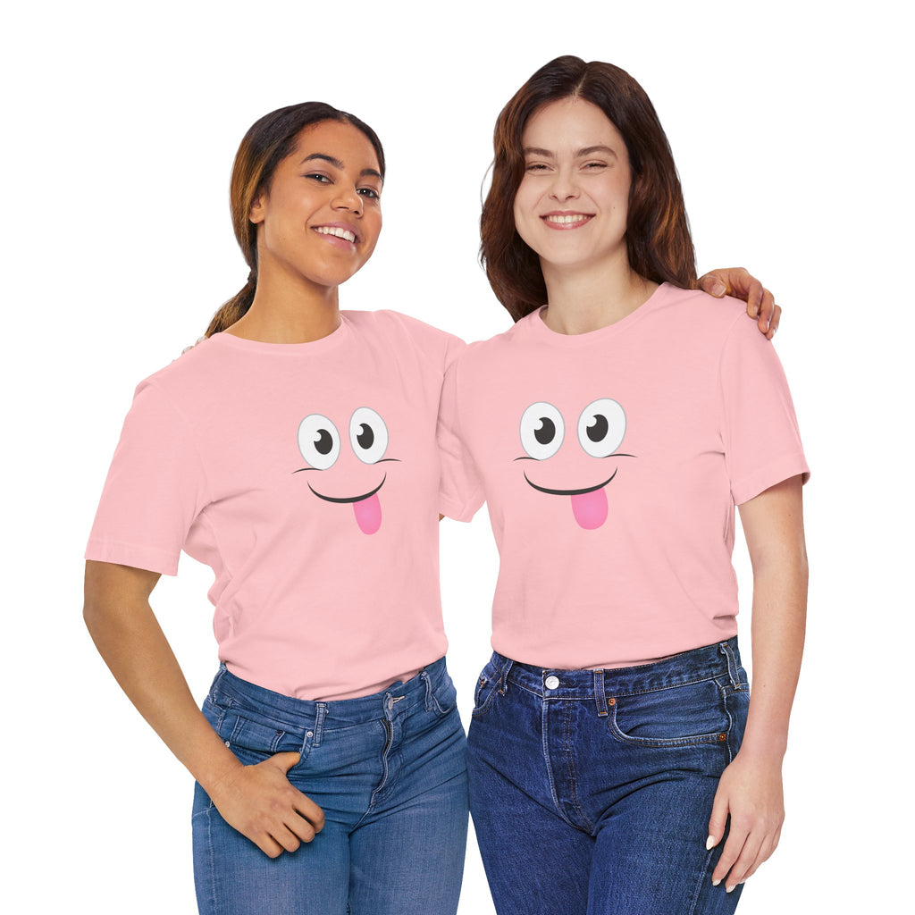 Yum Smile T-Shirt, Cute Graphic Tee, Food Lover Gift, Unisex Top, Funny Saying Shirt, Short Sleeve Tee