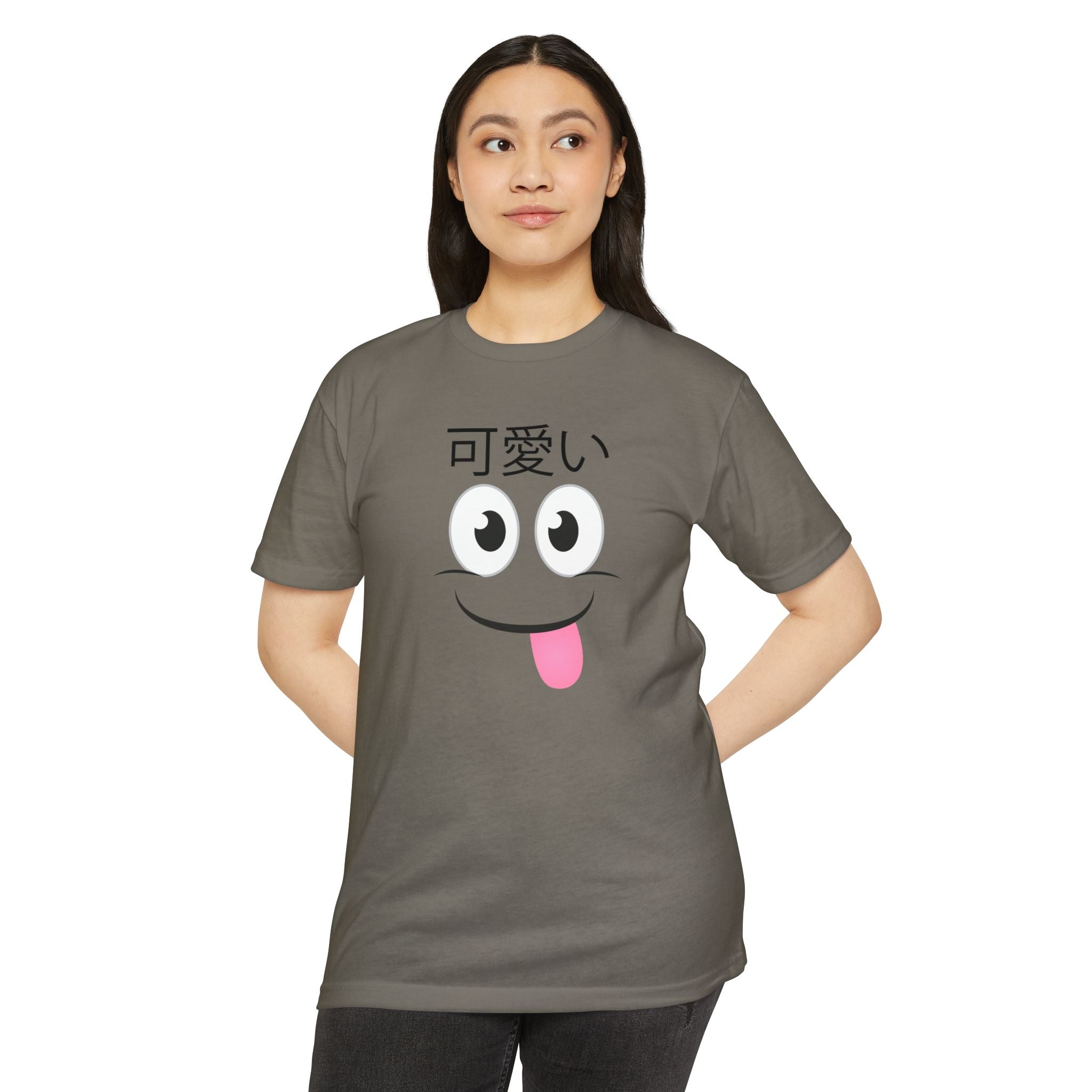 Kawaii Yum Smile T-Shirt, Cute Funny Tee, Happy Unisex Shirt, Adorable Top, Soft Cotton Blend Apparel