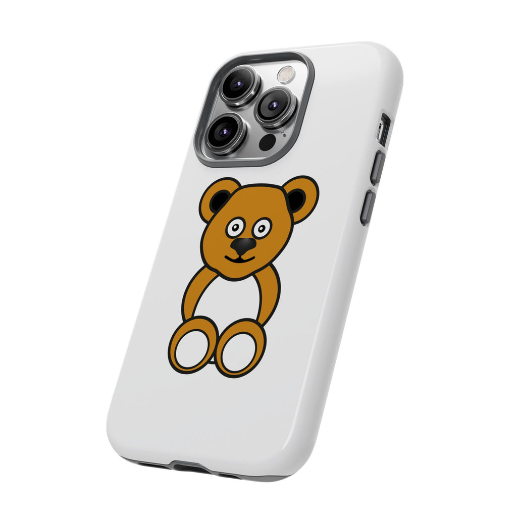 White Cute Ochre Bear Tough Cases