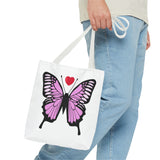 Butterfly Pink Tote Bag