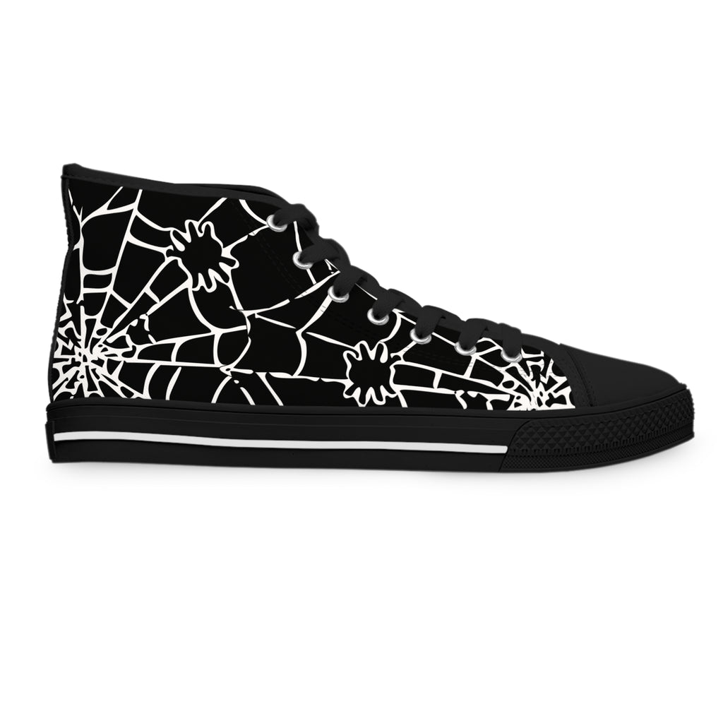 Spider Web High Top Sneakers
