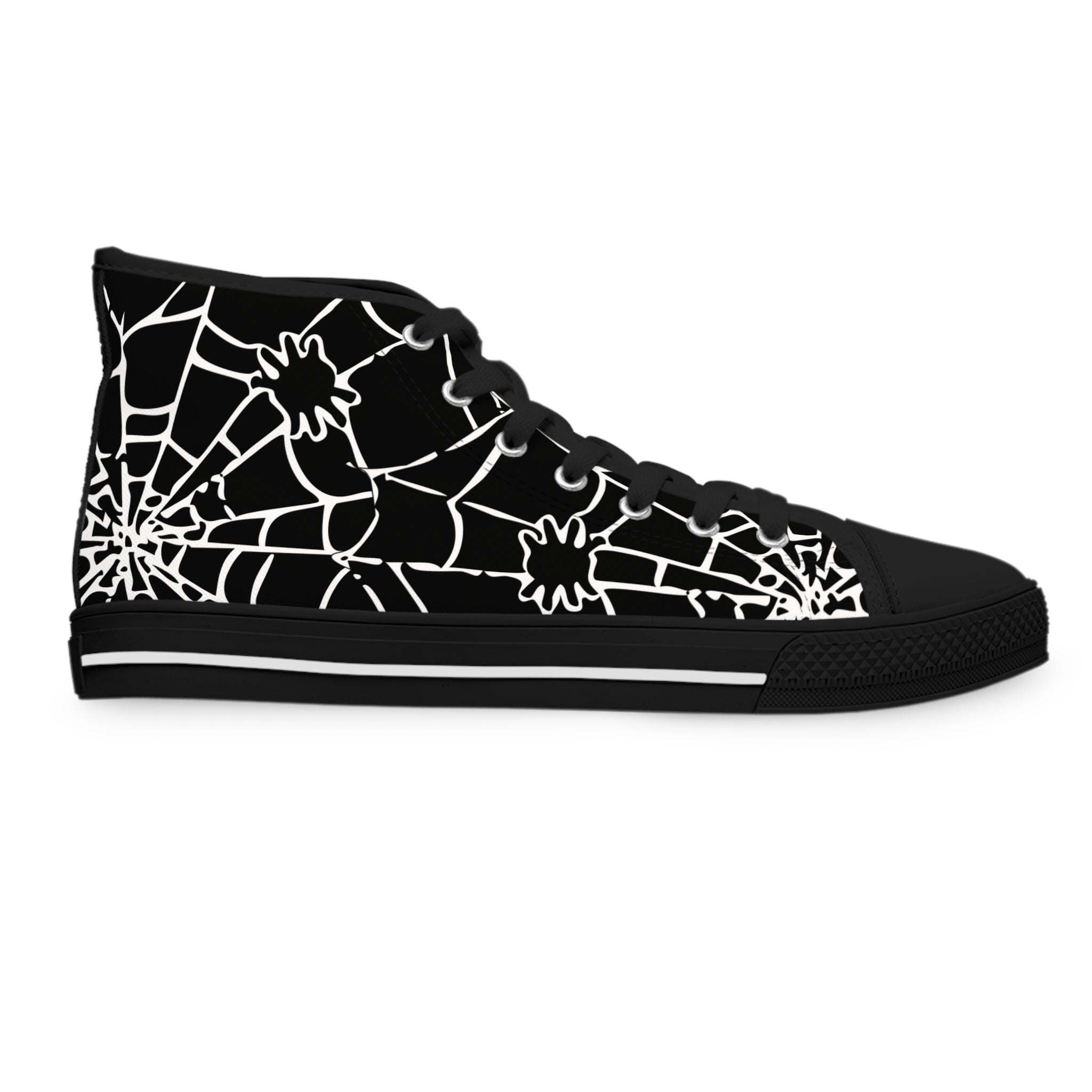 Spider Web High Top Sneakers