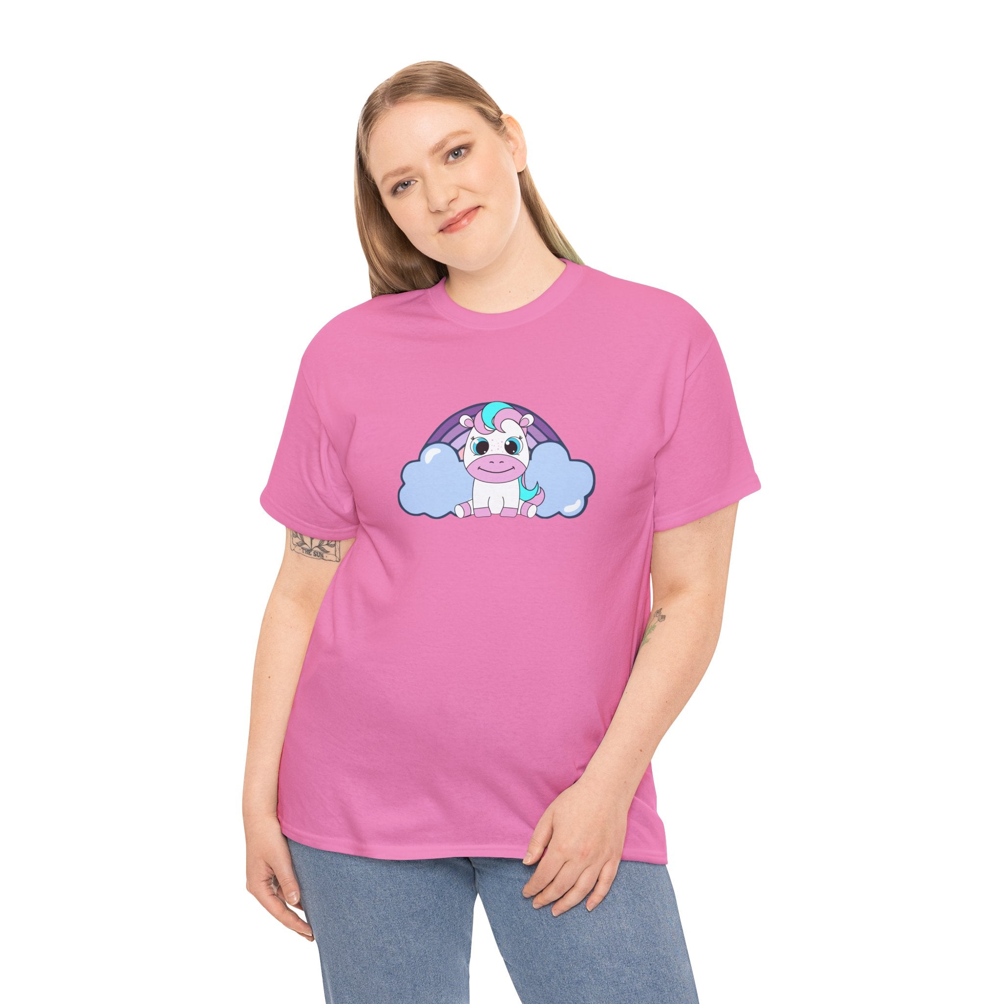 Kawaii Pony T-Shirt - Cute Horse Graphic Tee, Animal Lover Gift - Pastel Colors Shirt