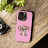 Kawaii Lady Baby Coala Tough Cases