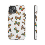 Butterflies Tough Cases, Phone Case, Protective Cover, Butterfly Pattern, Gift for Her, Unique Phone Accessory