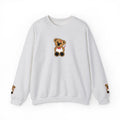 Embroidered Little Teddy Bear Crewneck Sweatshirt