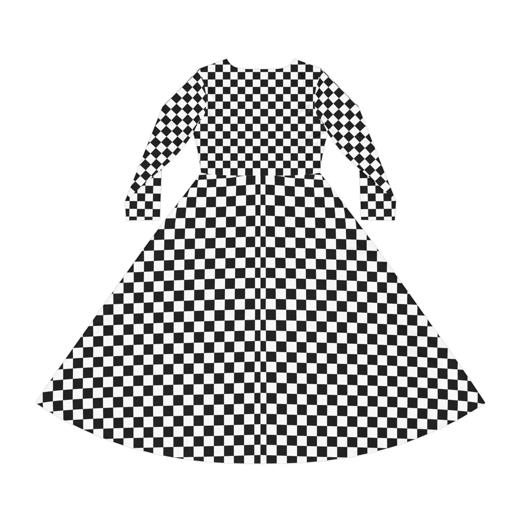 Kawaii Panda Bears Dance Dress, Cute Long Sleeve Women's Dance Outfit, Animal Lover Costume, Japanese Style Party Dress