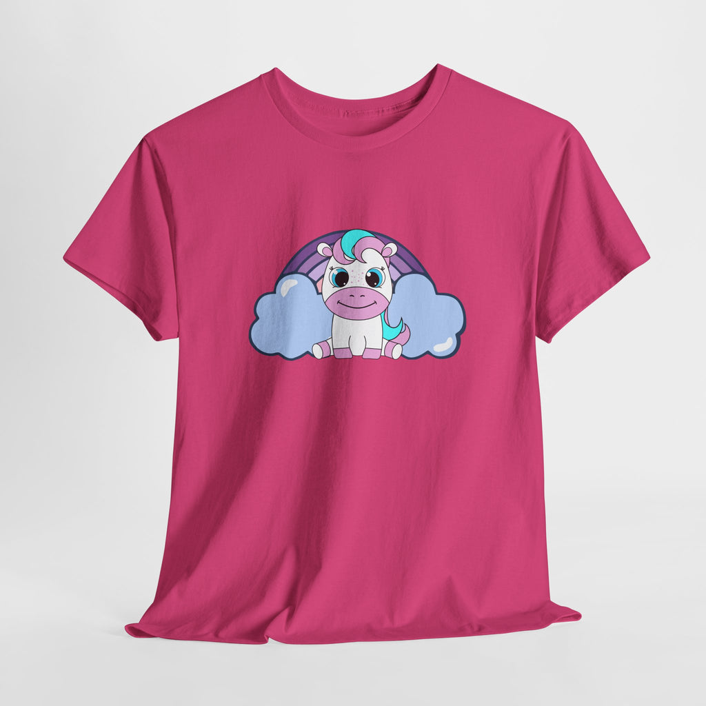 Kawaii Pony T-Shirt - Cute Horse Graphic Tee, Animal Lover Gift - Pastel Colors Shirt