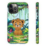 Cute Lion in the Jungle Tough Cases