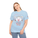 Kawaii Christian T-Shirt - Angel Cloud Rainbow Tee- Religious Graphic Top