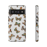 Butterflies Tough Cases, Phone Case, Protective Cover, Butterfly Pattern, Gift for Her, Unique Phone Accessory