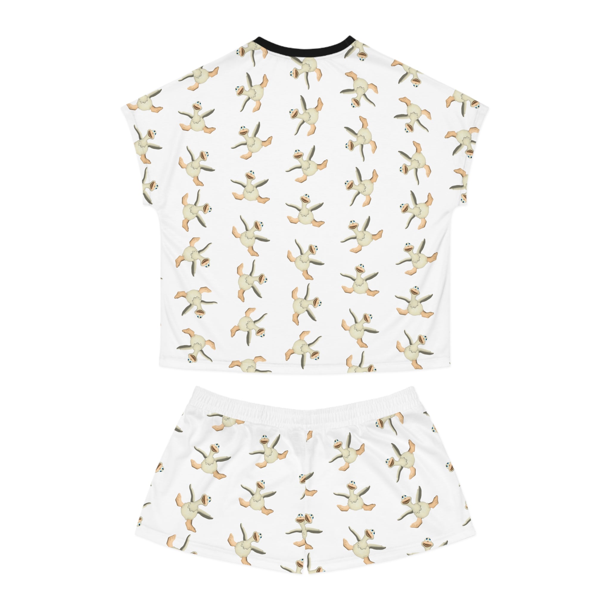 Kawaii Duck Pajama Set - Women's Pajamas - Cute Lounge Wear - Duck Print Sleepwear