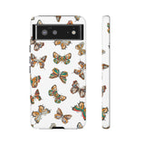 Butterflies Tough Cases, Phone Case, Protective Cover, Butterfly Pattern, Gift for Her, Unique Phone Accessory