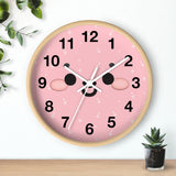 Kawaii Face Wall Clock, Cute Clock, Adorable Timepiece, Cartoon Clock, Fun Home Decor, Unique Gift