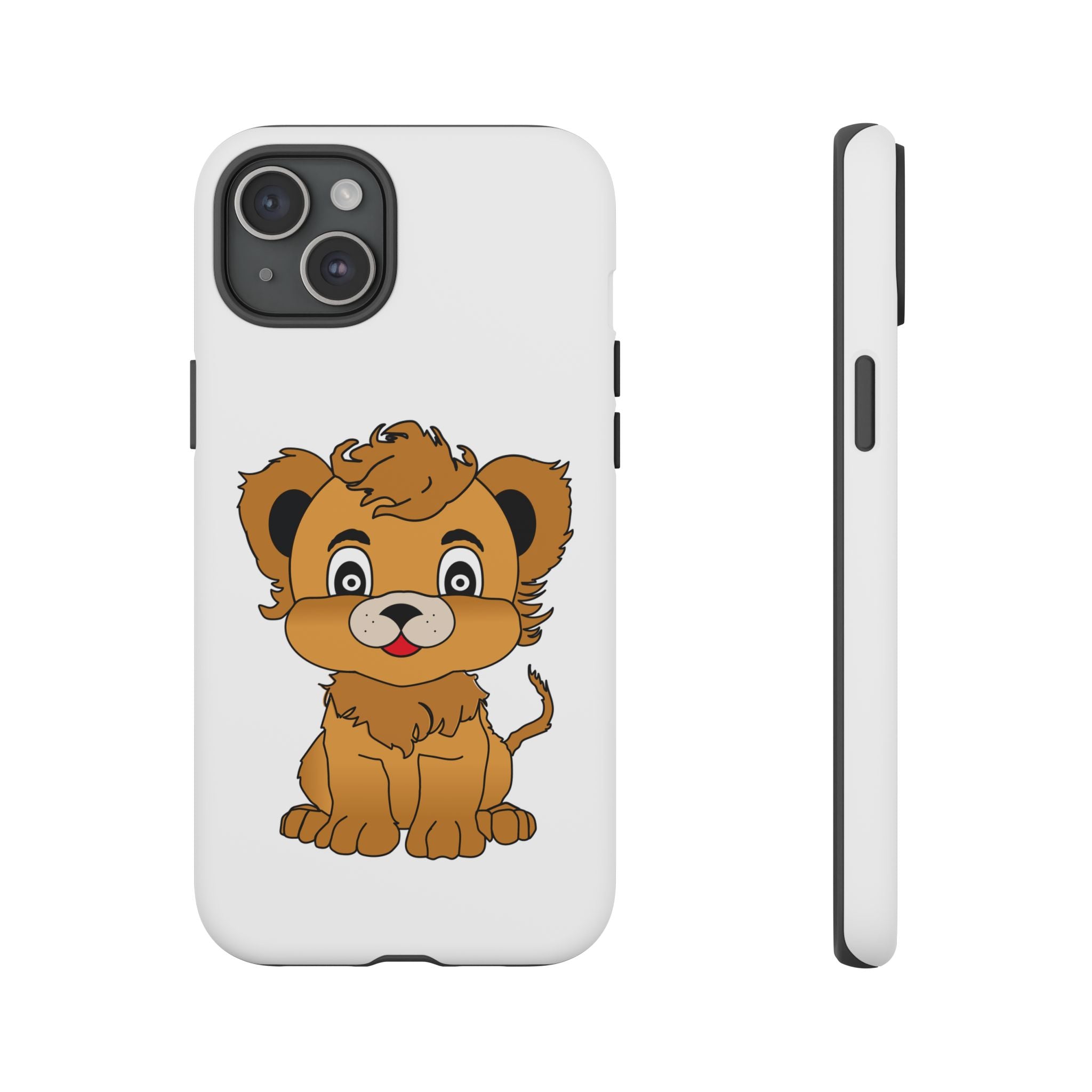 Cute Lion Tough Cases, Lion Phone Cases, Animal Print Phone Cover, Protective Case, Safari Theme Accessories
