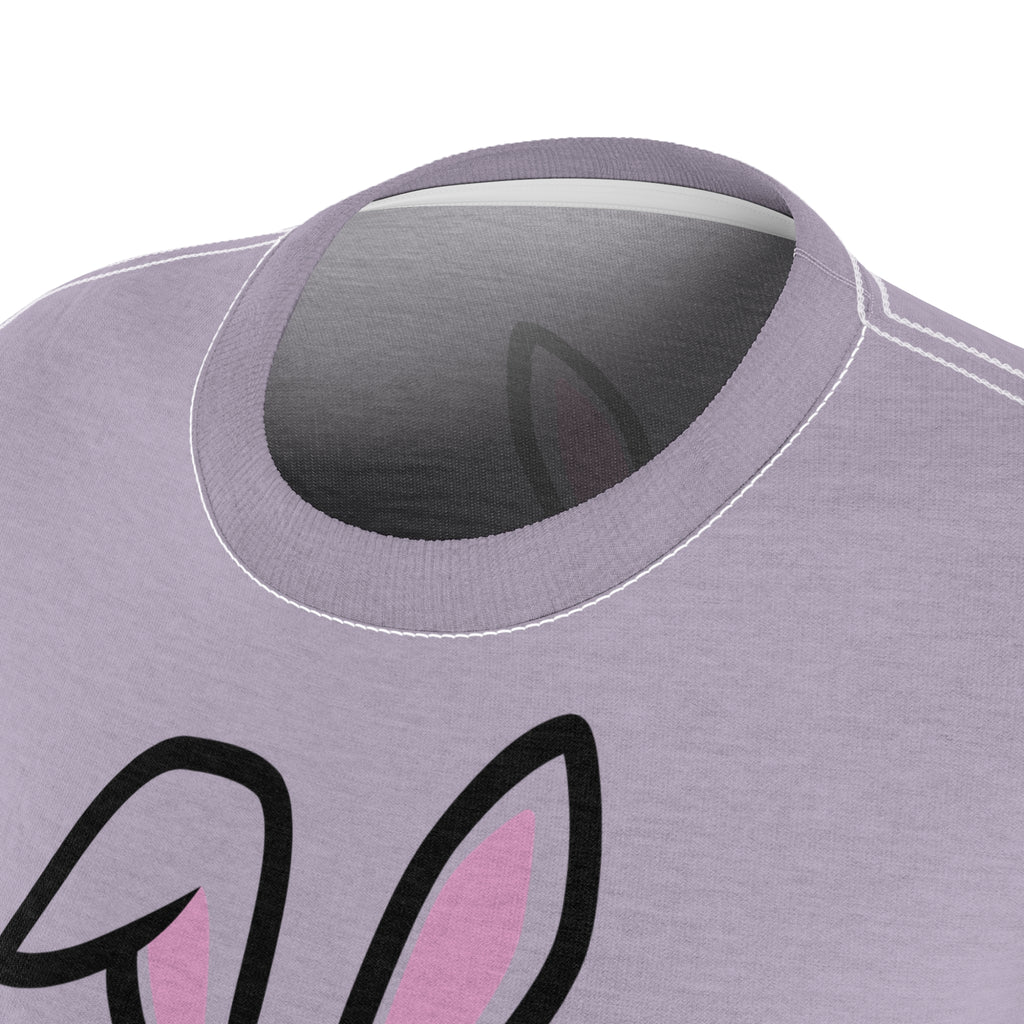 Kawaii Rabbit Face Women's Tee, Self Love Club, Cute Bunny T-Shirt, Graphic Print Shirt, Positive Vibes Clothing, Gift for Her