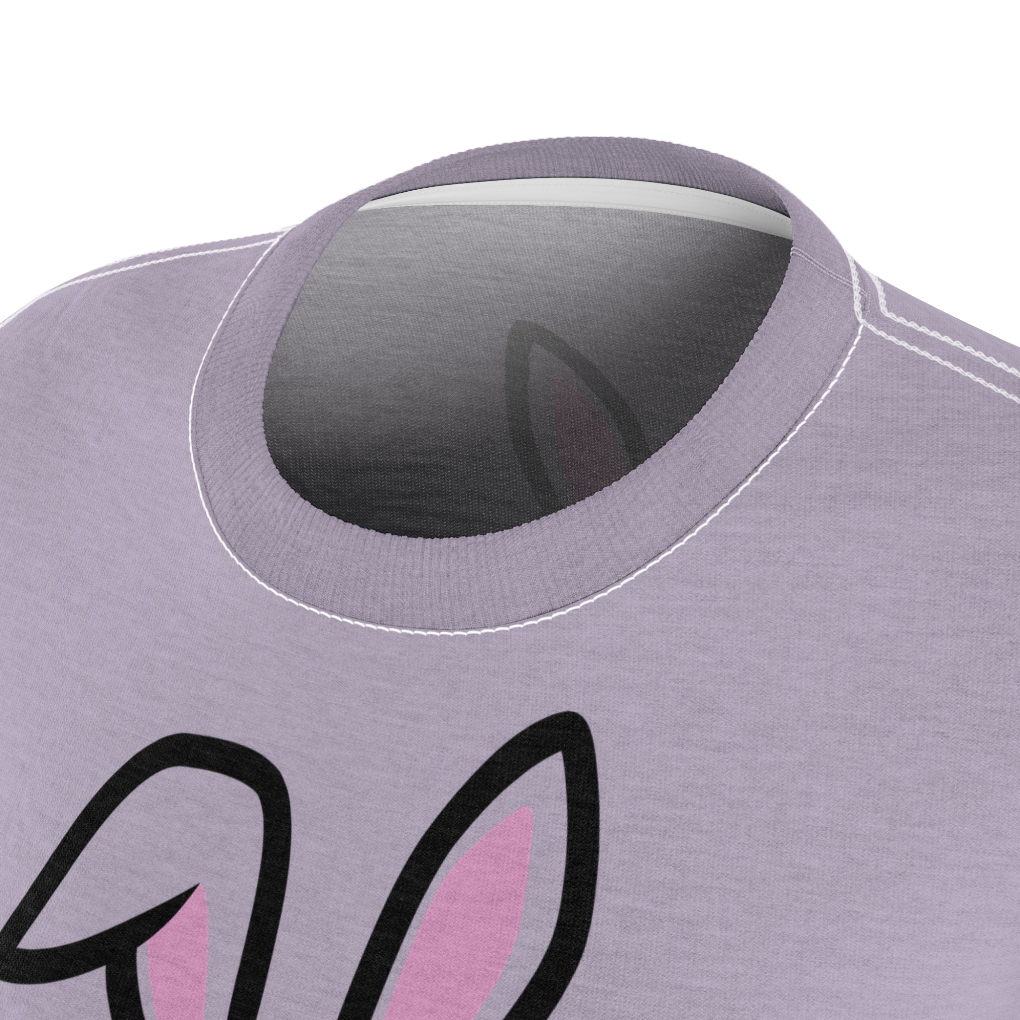 Kawaii Rabbit Face Women's Tee, Self Love Club, Cute Bunny T-Shirt, Graphic Print Shirt, Positive Vibes Clothing, Gift for Her