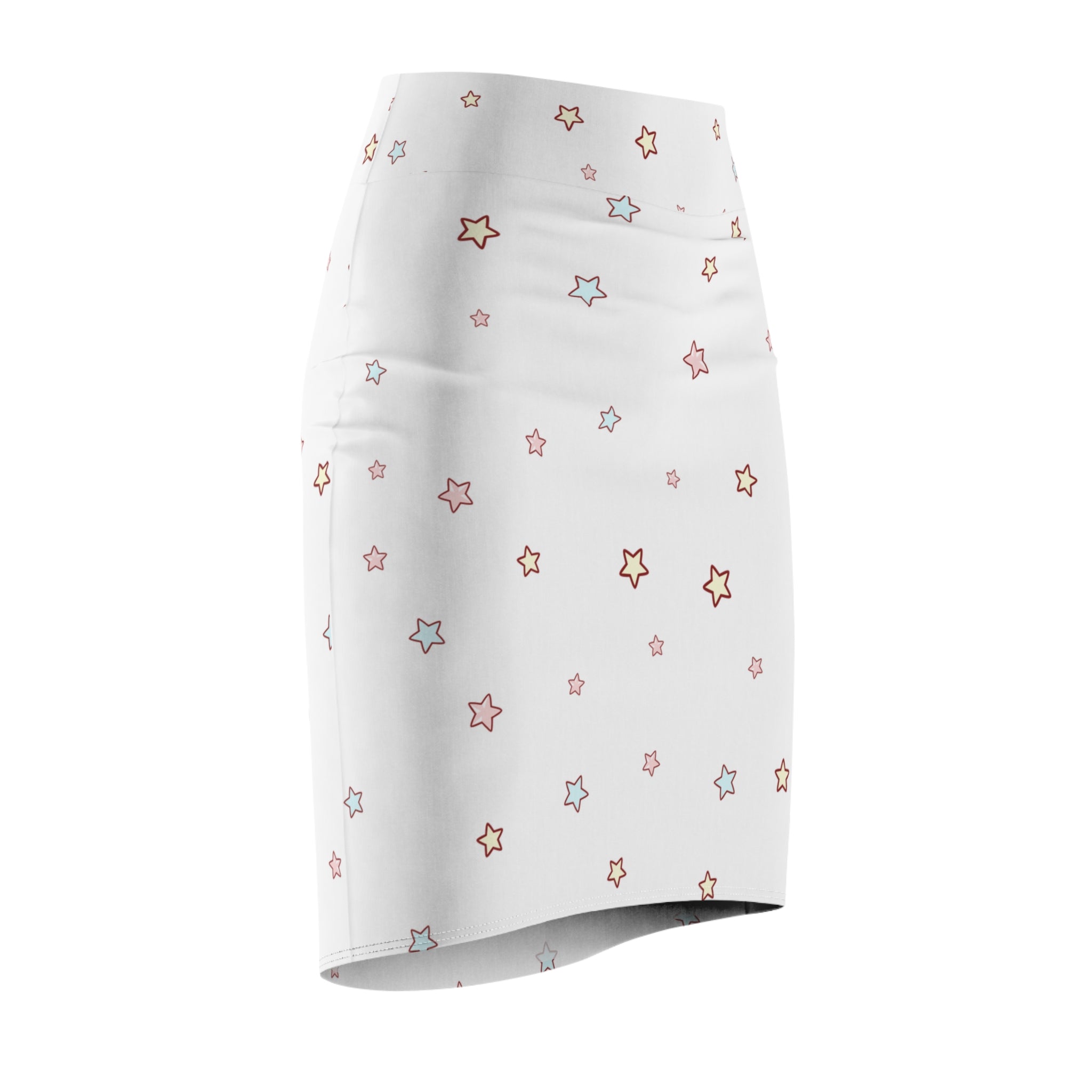Kawaii Stars Pencil Skirt - Cute Skirt