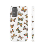 Butterflies Tough Cases, Phone Case, Protective Cover, Butterfly Pattern, Gift for Her, Unique Phone Accessory