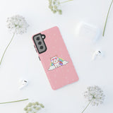 Kawaii Cat Rainbow Tough Cases, Cute Kitty Phone Cover, Protective Phone Case, Adorable Cat Lover Gift, Fun Rainbow Cat Phone Accessories