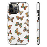 Butterflies Tough Cases, Phone Case, Protective Cover, Butterfly Pattern, Gift for Her, Unique Phone Accessory