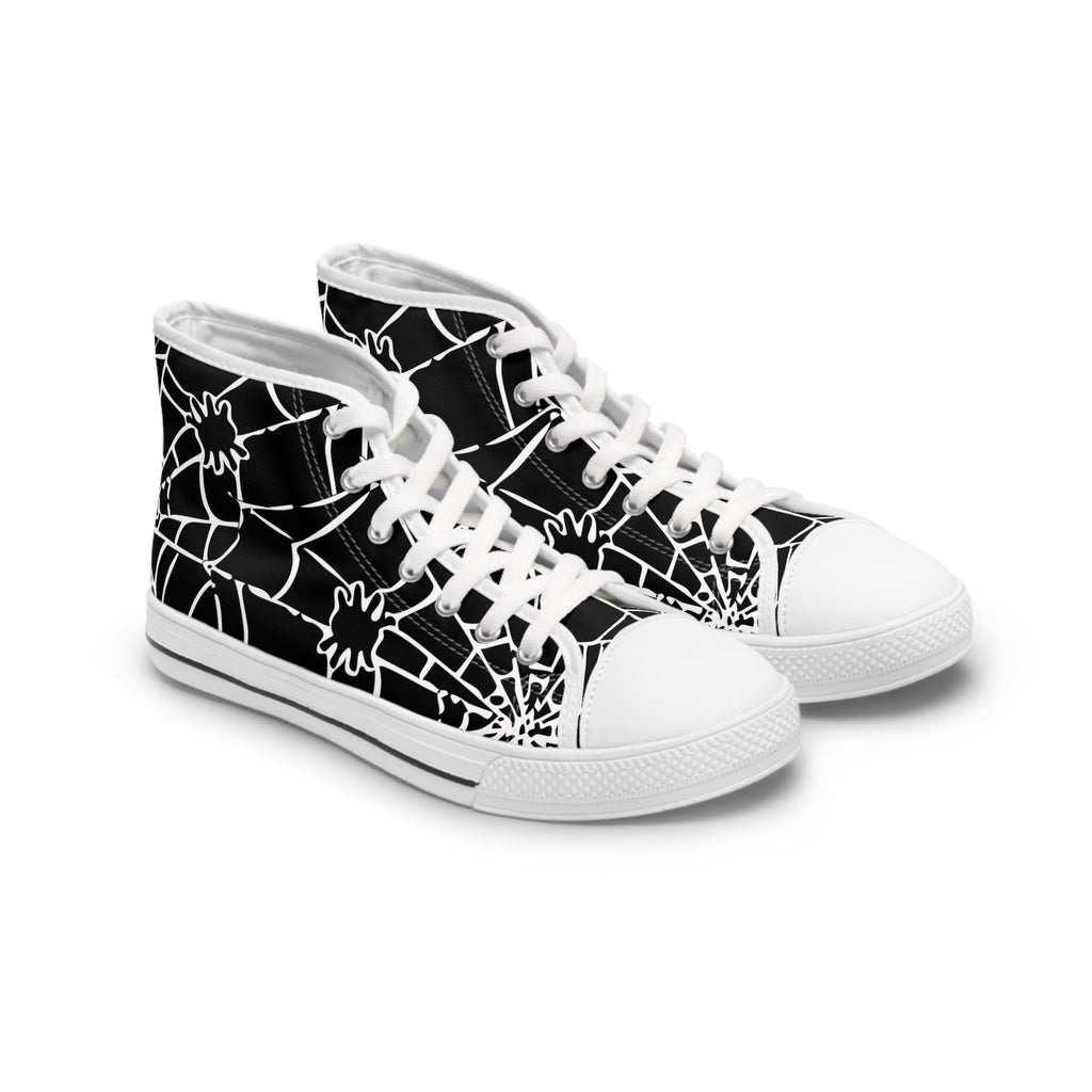 Spider Web High Top Sneakers