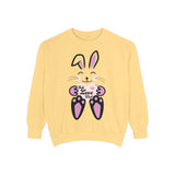 Kawaii Rabbit Face Unisex Sweatshirt, Self Love Club, Cute Jumper, Pastel Bunny Shirt, Cozy Pullover, Gift for Rabbit Lovers