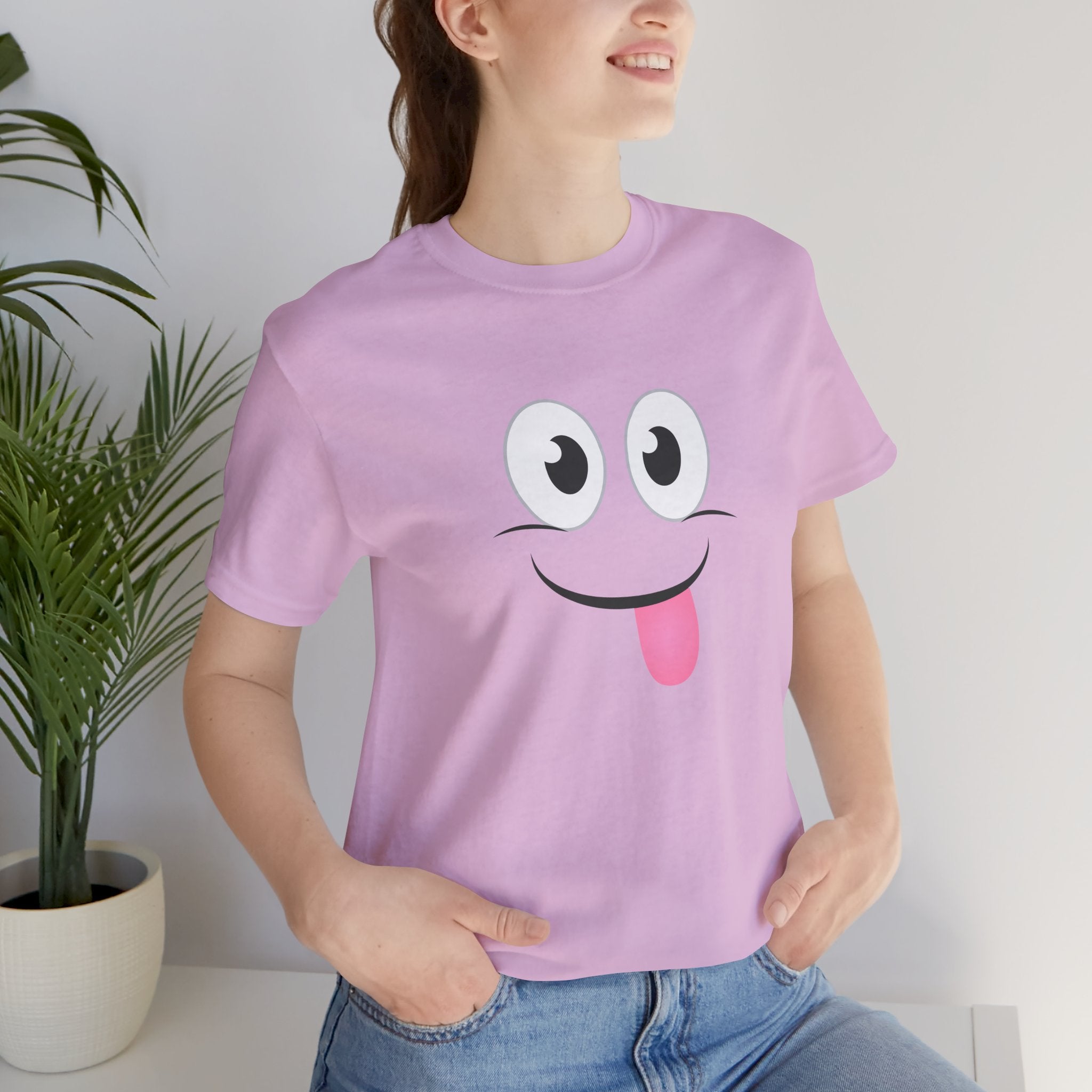 Yum Smile T-Shirt, Cute Graphic Tee, Food Lover Gift, Unisex Top, Funny Saying Shirt, Short Sleeve Tee