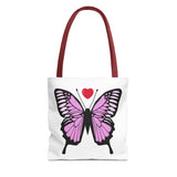 Butterfly Pink Tote Bag