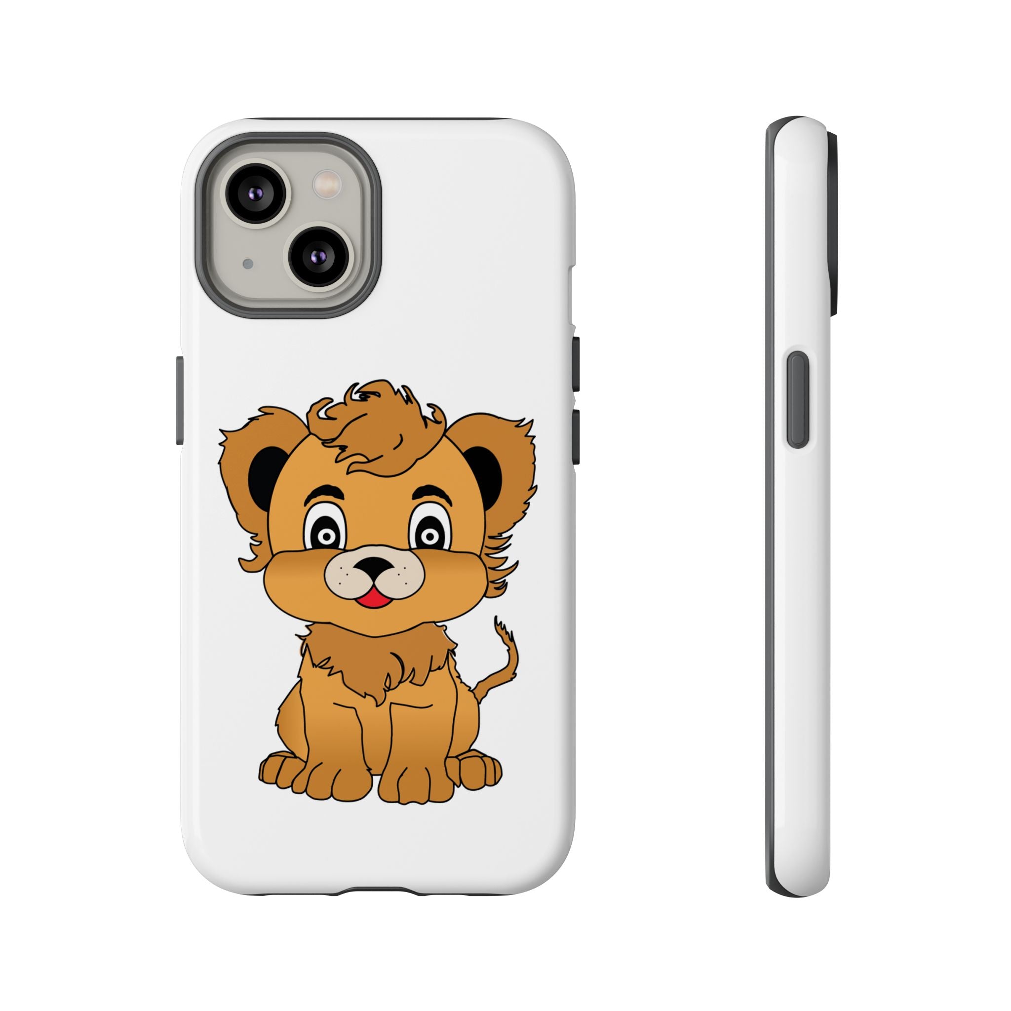 Cute Lion Tough Cases, Lion Phone Cases, Animal Print Phone Cover, Protective Case, Safari Theme Accessories