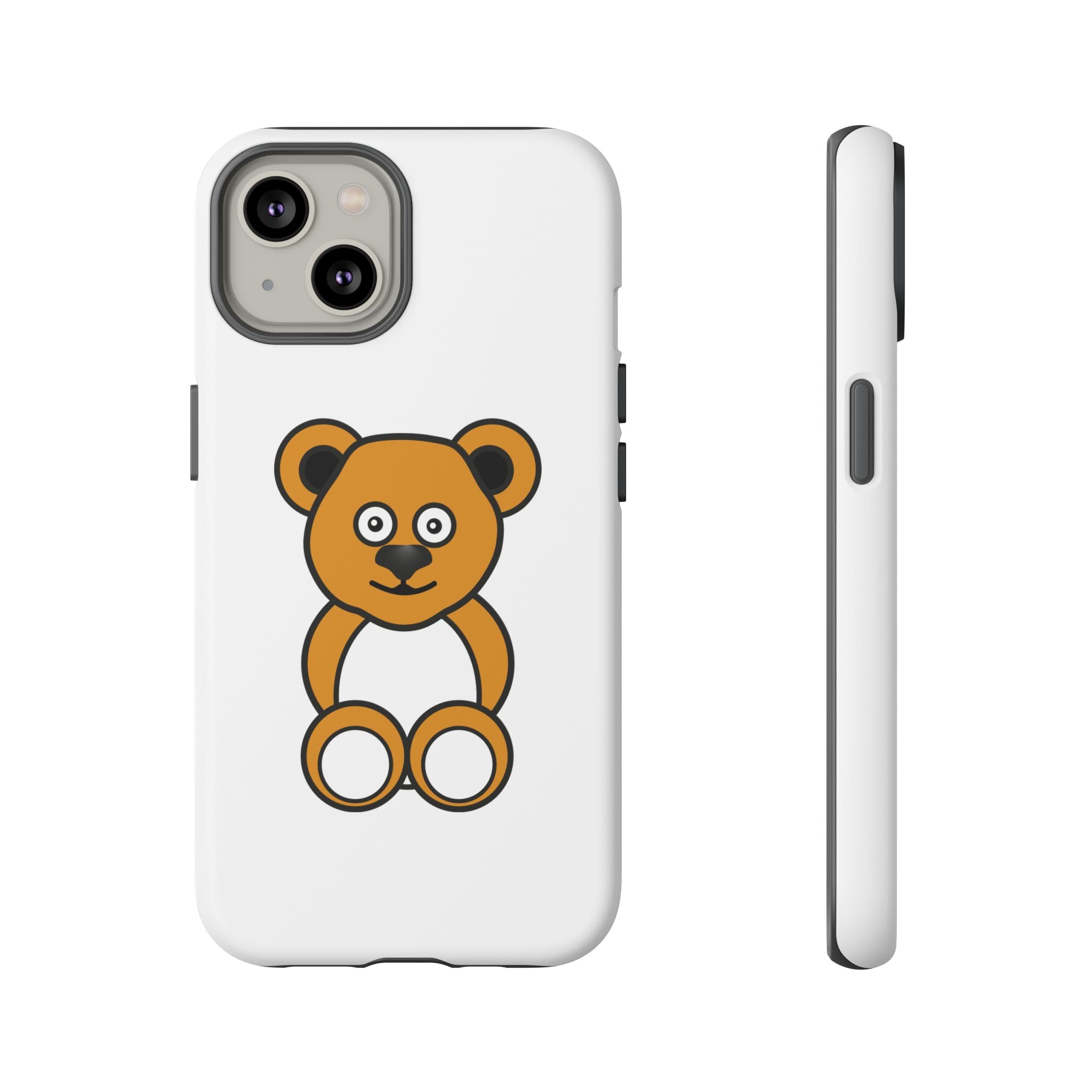 White Cute Ochre Bear Tough Cases