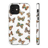 Butterflies Tough Cases, Phone Case, Protective Cover, Butterfly Pattern, Gift for Her, Unique Phone Accessory