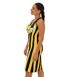 Kawaii Bee Dress - Cute Bee Sundress - Women's Bee Print Dress - Tank Dress