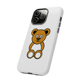 White Cute Ochre Bear Tough Cases